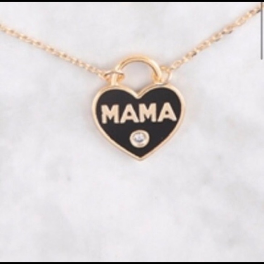 Mama Heart Locket Necklace
